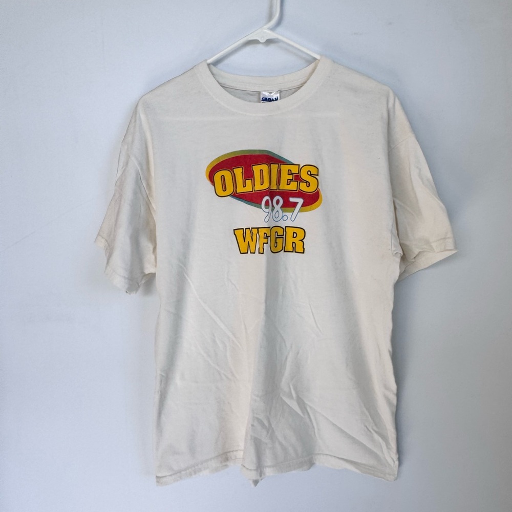 Oldies 98.7 WFGR Graphic T-Shirt Size Large